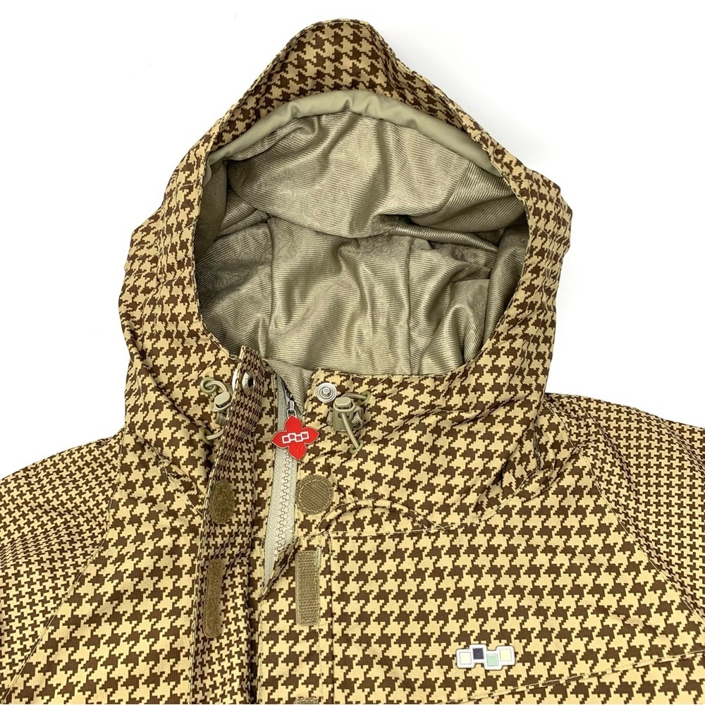 Foursquare Snowboard Outerwear Houndstooth winter Jacket Women’s size Medium - Picture 4 of 16